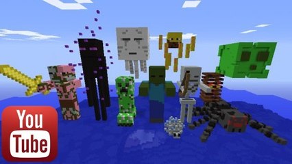 Minecraft : et si les mobs devenaient youtubeurs ?