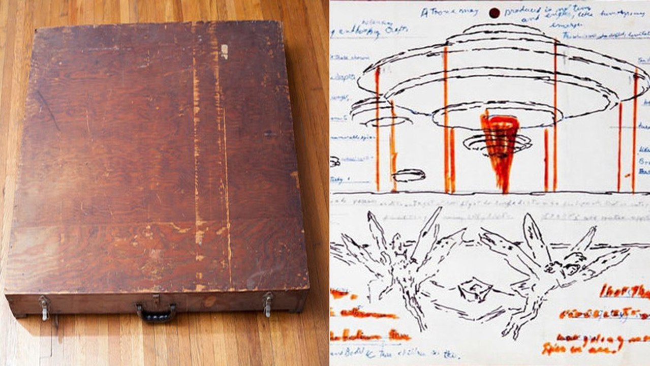 Er findet einen Koffer in einem Mülleimer und entdeckt etwas Unerklärliches darin