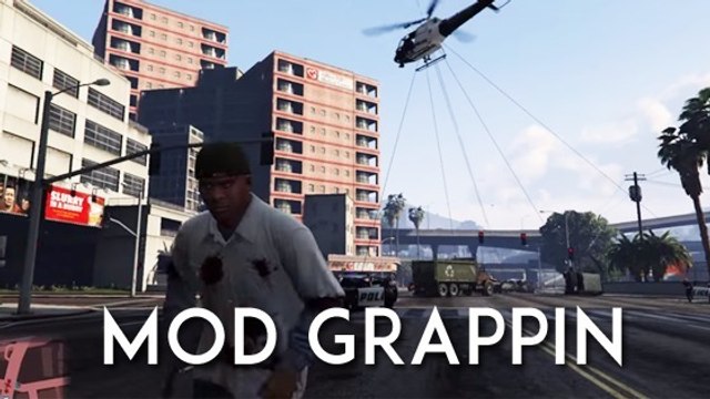 GTA 5 : un nouveau mod hilarant vous permet de vous accrocher absolument partout