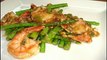 ESPARRAGOS AL AJO CON CAMARONES - GARLIC ASPARAGUS WITH SHRIMPS - LANGOSTINOS CON ESPARRAGOS Y AJO(dm)