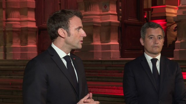 Emmanuel Macron s'entretiendra avec Joe Biden dans les prochaines heures sur la situation en Ukraine.mp4