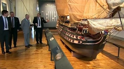 Prince Charles visits Historic Dockyard in Chatham