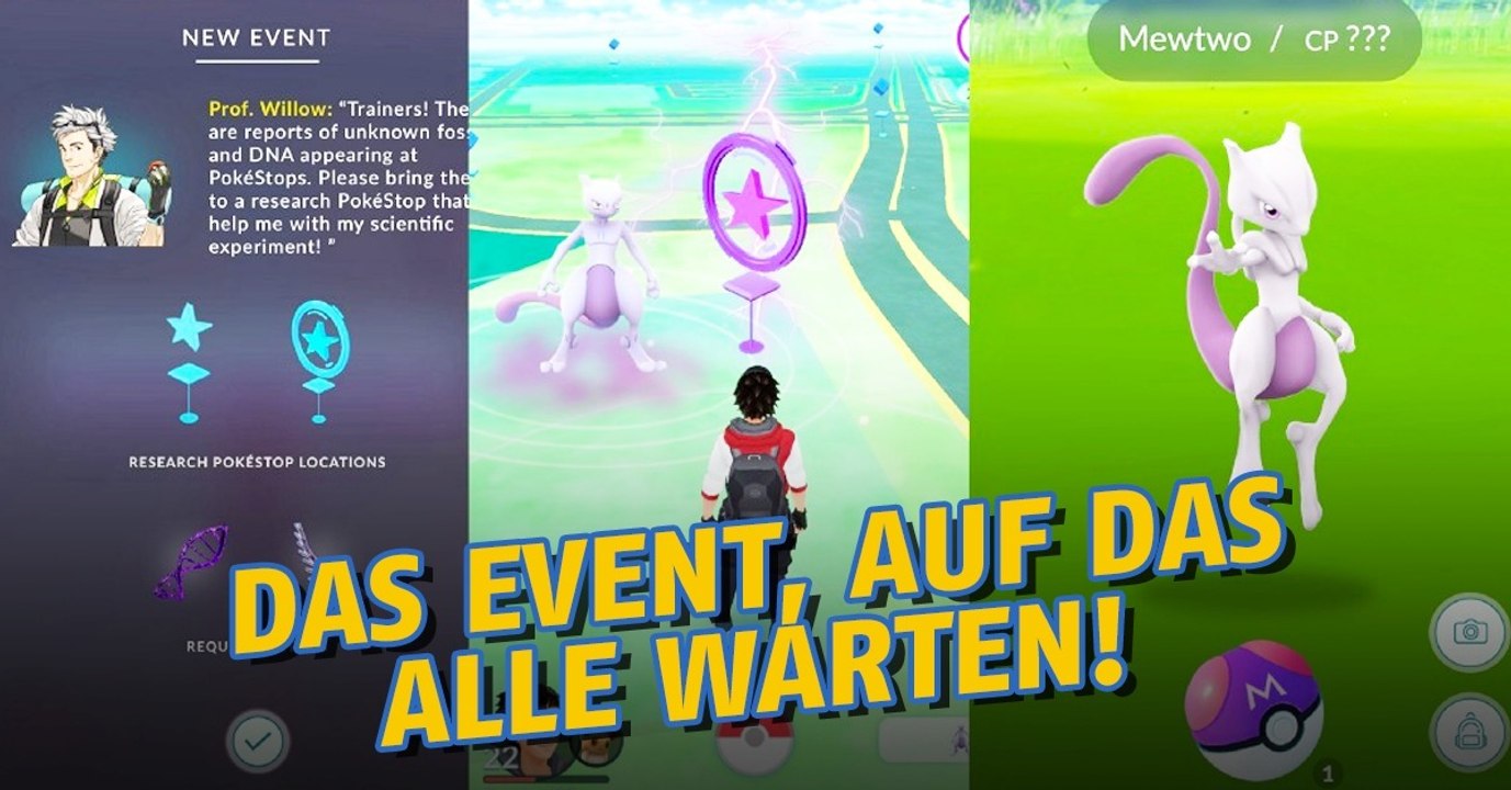 Pokémon GO: Spieler entwickelt perfektes Event für Mewtu