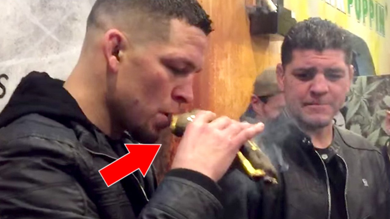 Nick und nate diaz rauchen einen joint für 2.000 dollar