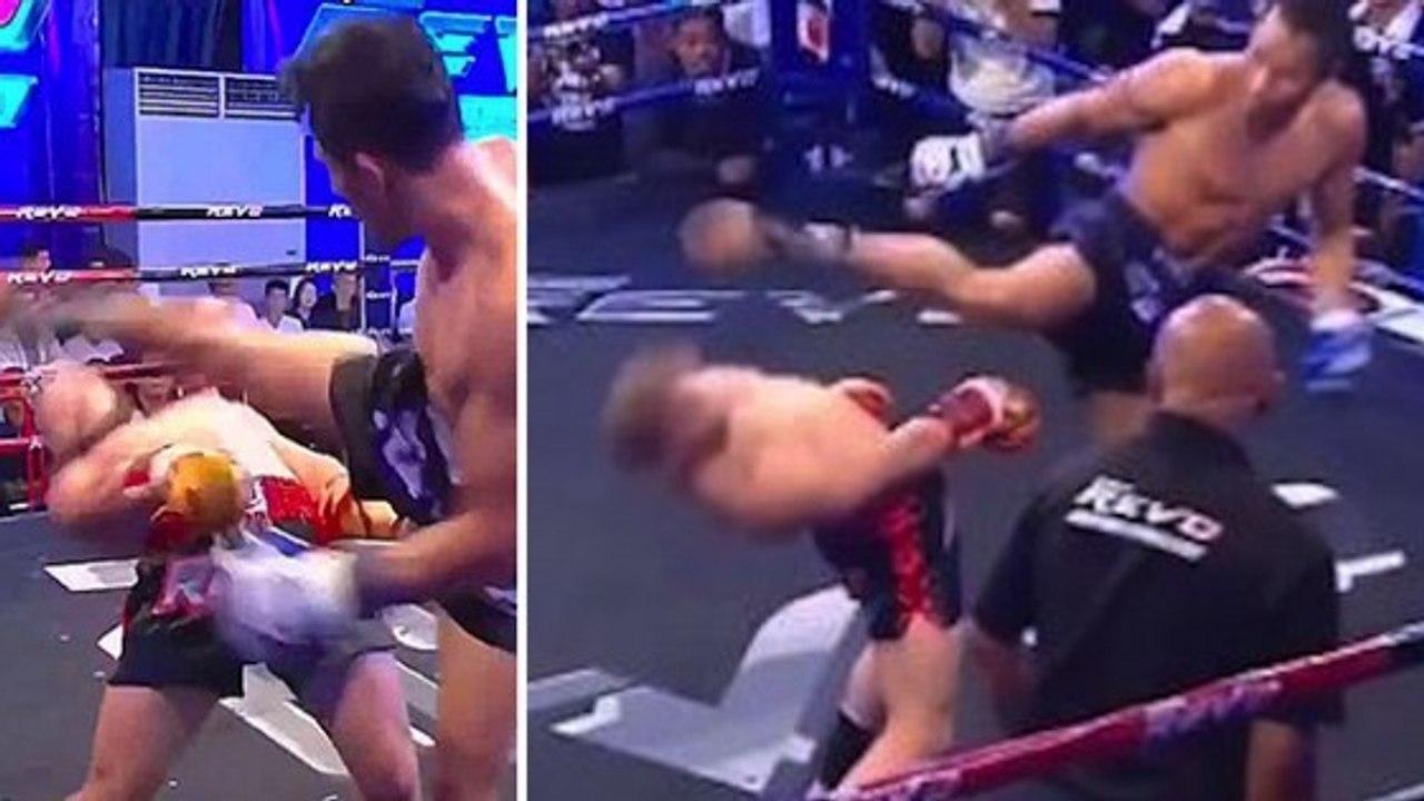 Der Muay-Thai-Kämpfer Rafael „Ataman“ Fiziev liefert das verrückteste Ausweichmanöver aller Zeiten!