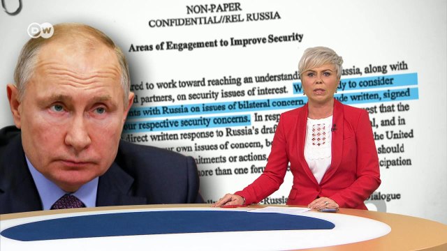 Путина кинули , или Ответ Москвы на переписку с США и НАТО вокруг Украины. DW Новости (02.02.2022)