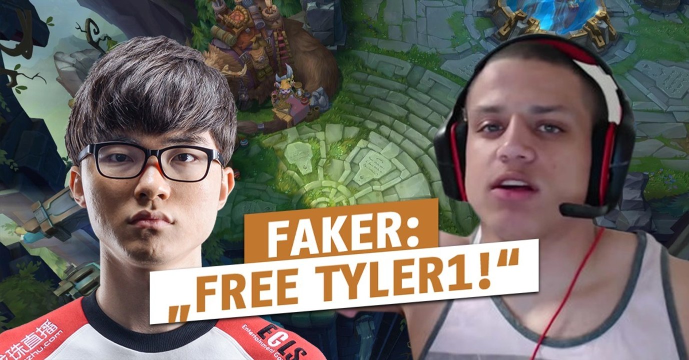League of Legends: Faker verteidigt Tyler1 in seinem Stream