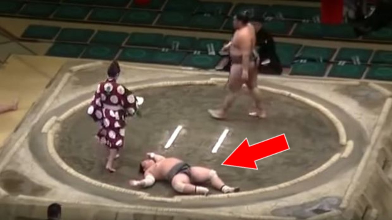 Großartiger K. o. bei einem… Sumo-Kampf!