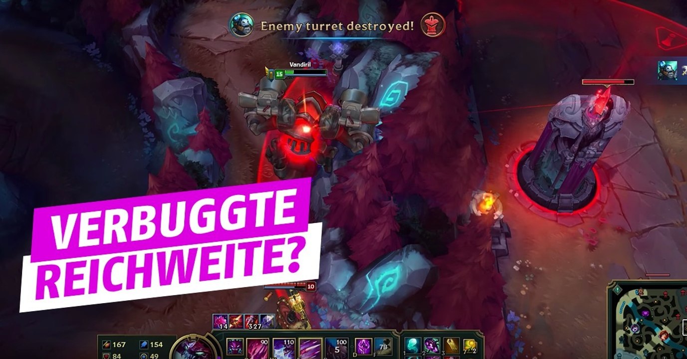 League of Legends: Die Größe dieses Champions erhöht die Reichweite der Türme