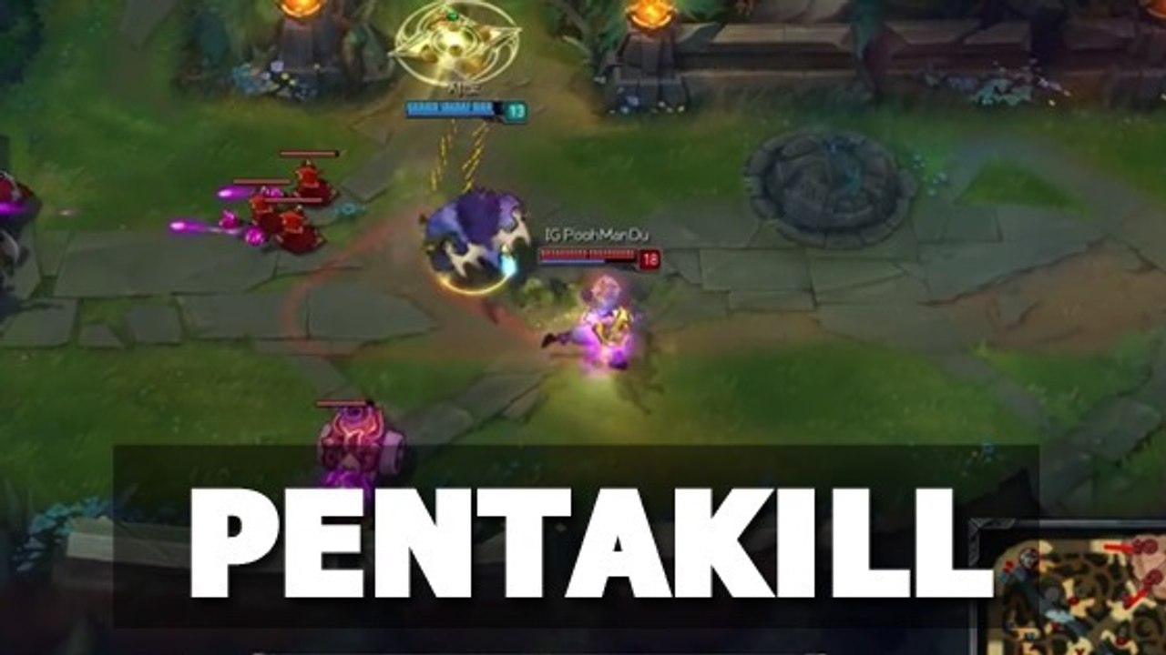 League of Legends : PoohManDu réalise un Pentak...