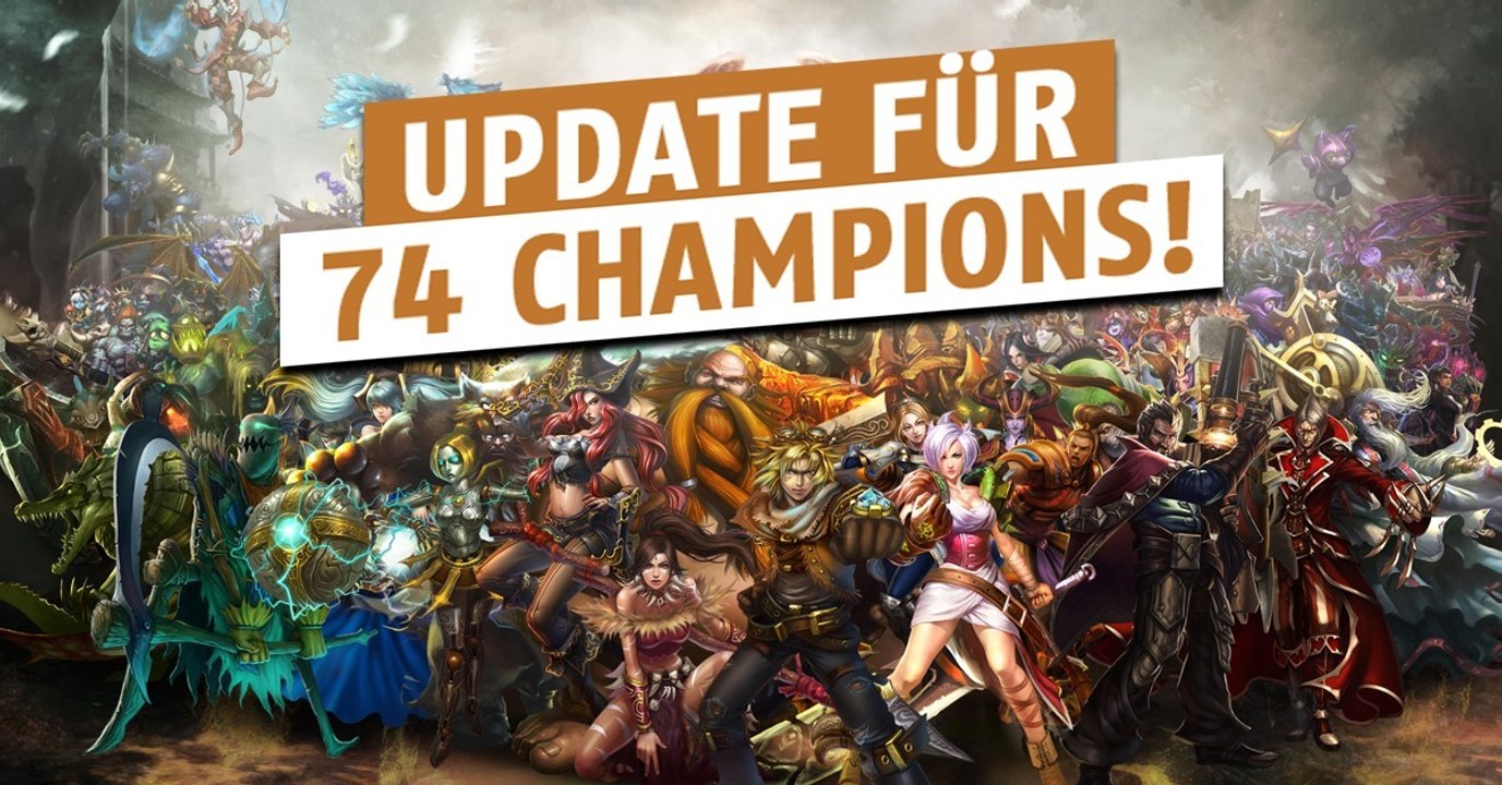 League of Legends: 74 Helden erhalten bald ein Update