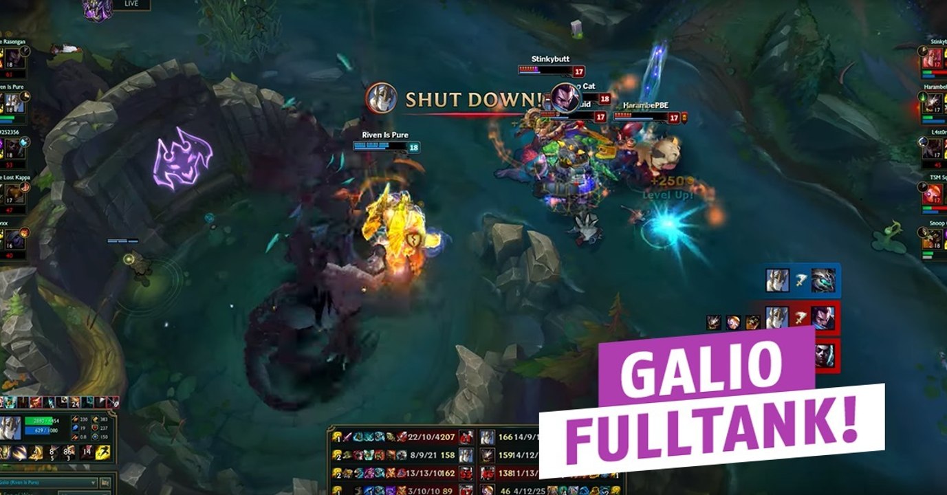 League of Legends: So sieht ein Galio Full Build aus, wenn er ins Game einsteigt