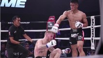 Dieser Muay-Thai Kämpfer hätte nach dem ersten Schlag lieber nicht wieder aufstehen sollen…