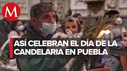 Download Video: Día de la Candelaria: Poblanos cumplen con presentación del niño Dios y pago de tamales