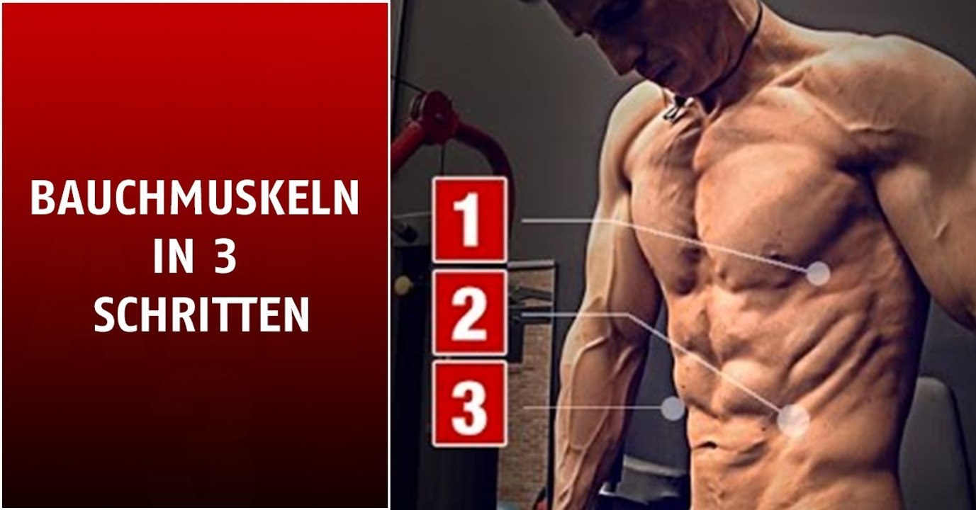 Die perfekten Bauchmuskeln: Trainiert diese drei Bereiche!