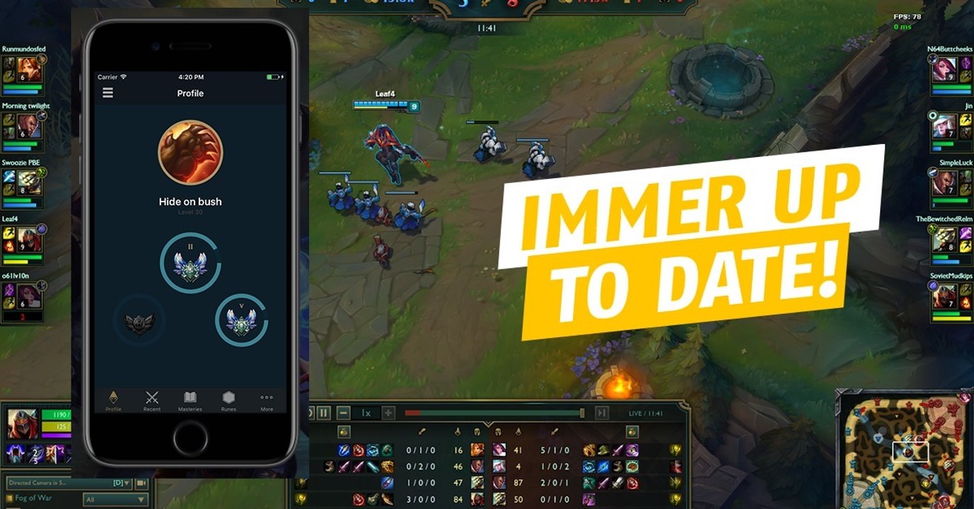 League of Legends: Mit dieser App seid ihr immer auf dem neuesten Stand