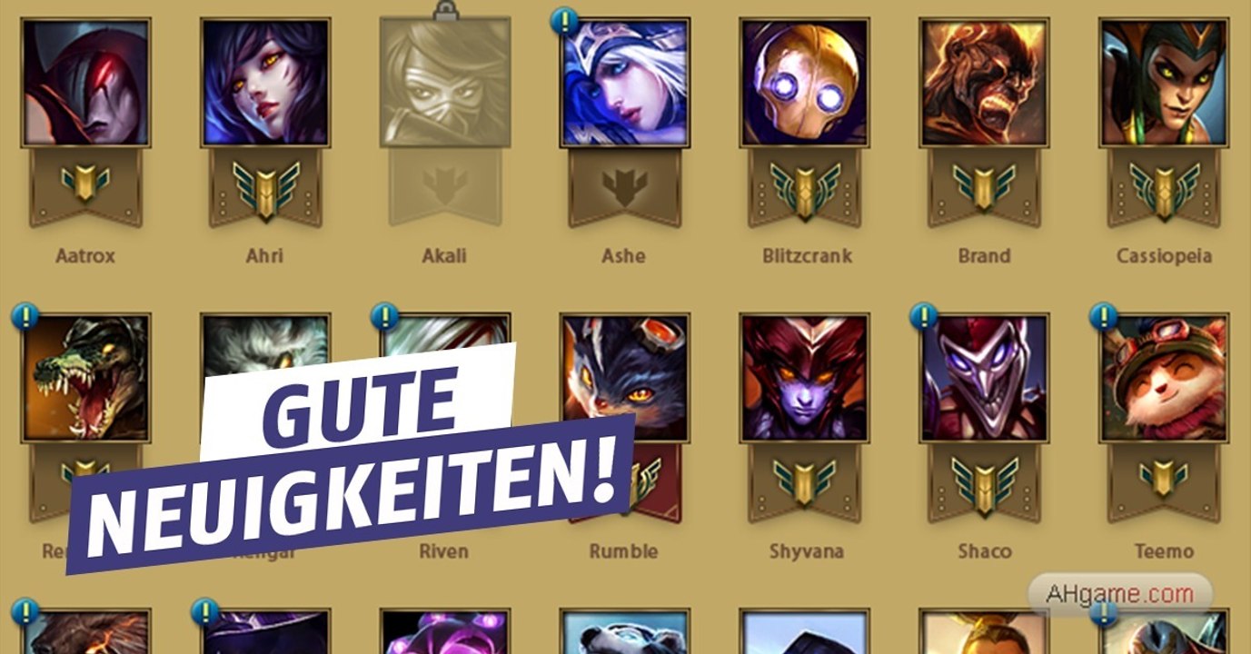 League of legends: riot überarbeitet einige meisterschaften