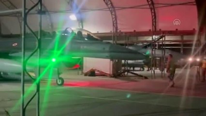 MSB, Kış Kartalı Harekatı'na katılan uçakların kalkış görüntülerini paylaştı