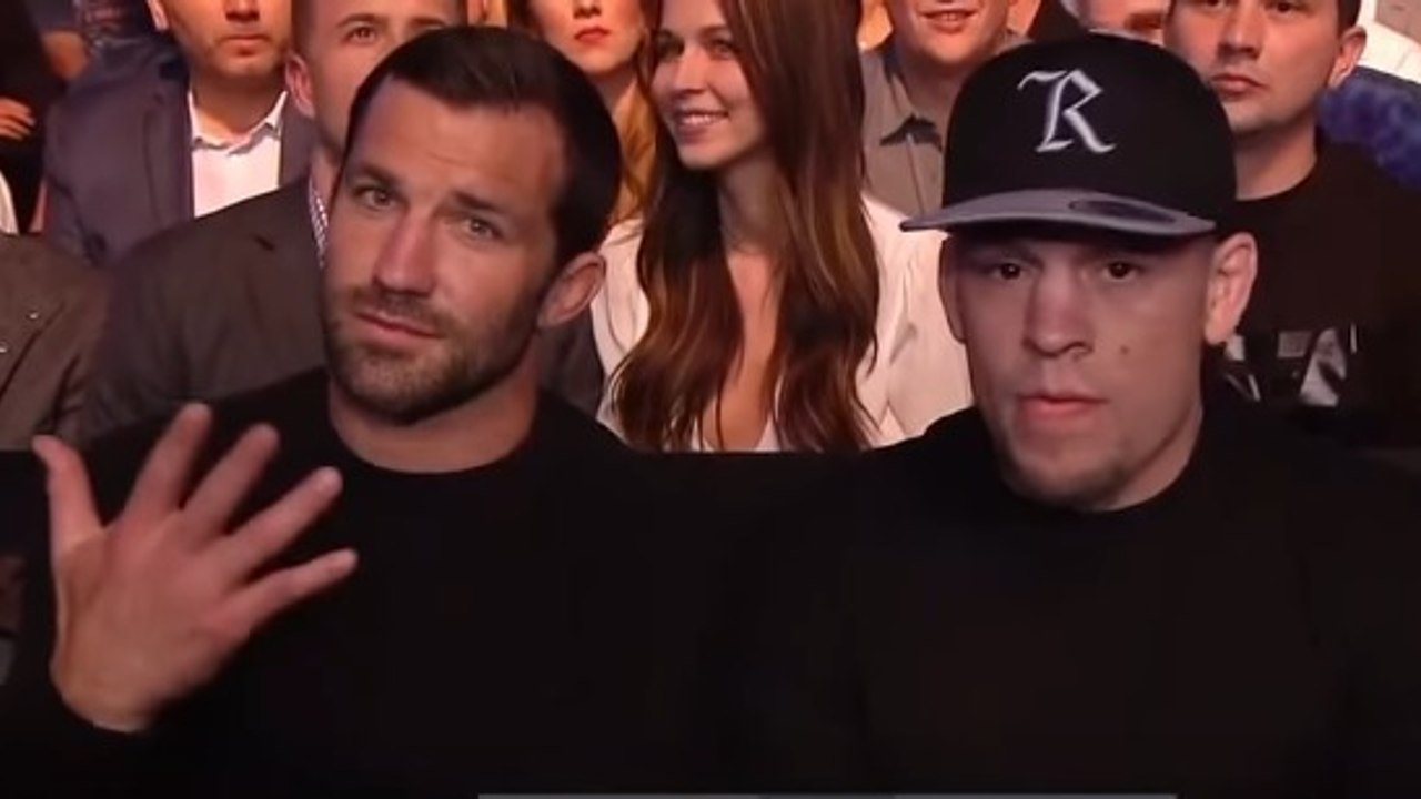 Legendärer Moment bei der UFC 209: Luke Rockhold will mit Nate Diaz einen „Thug“ machen