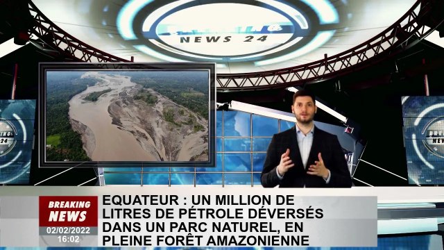 Équateur : Un million de litres de pétrole se sont déversés dans un parc naturel de la forêt amazoni