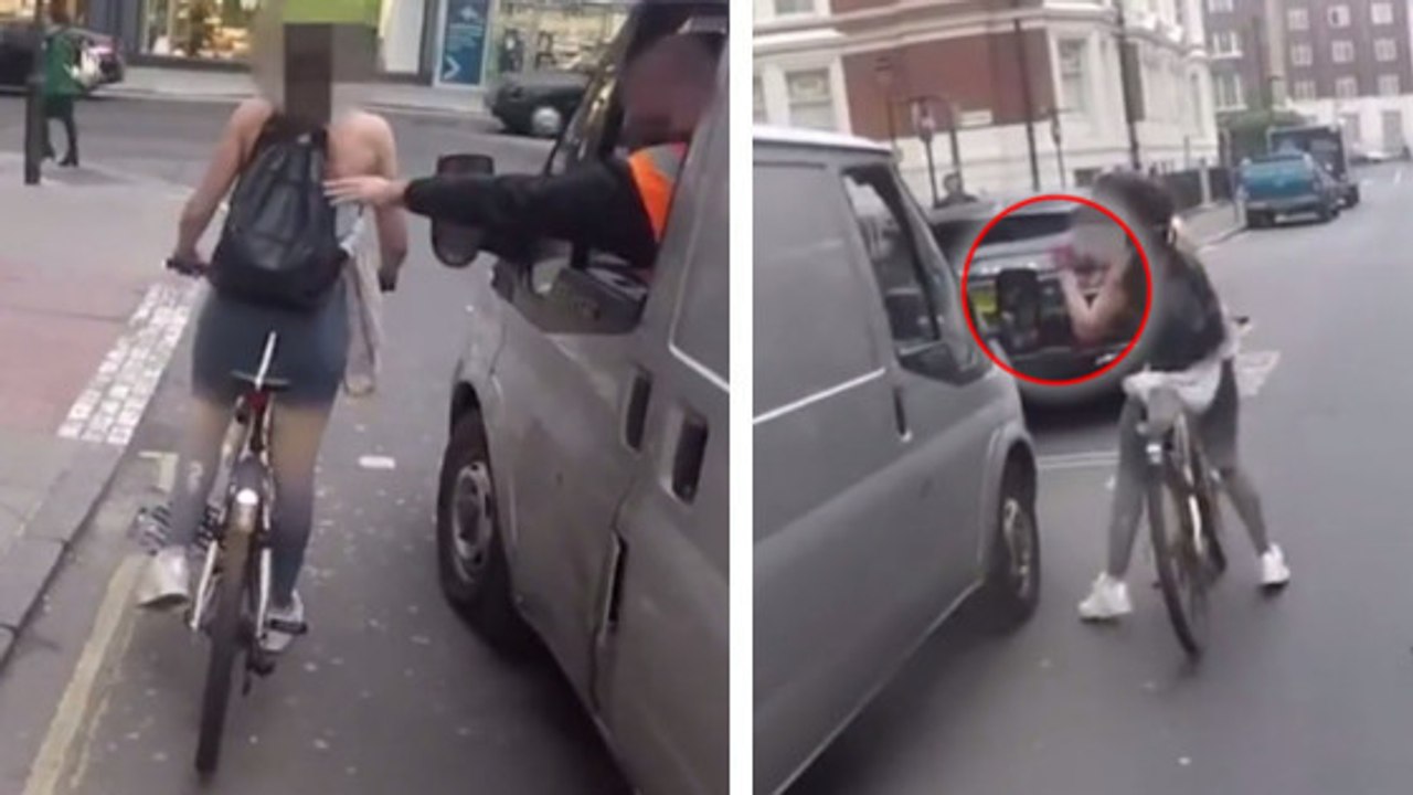 Belästigung im Straßenverkehr: Diese Fahrradfahrerin zeigt es den Tätern!