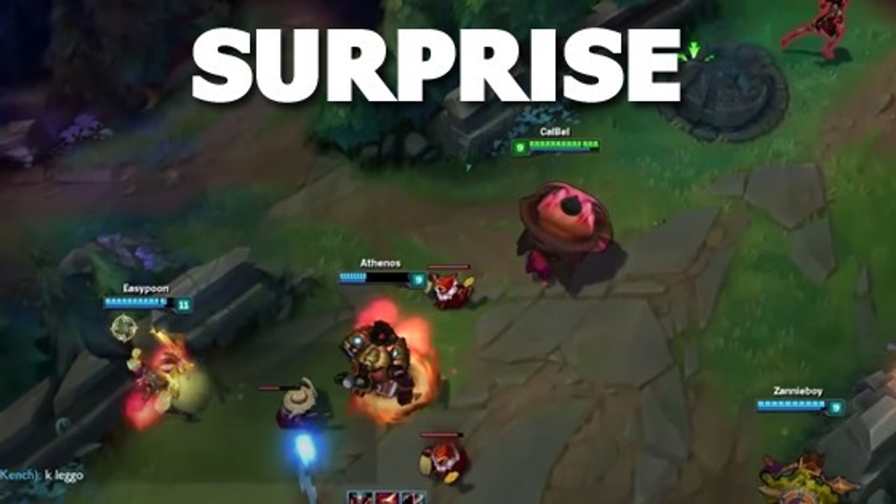 League of Legends : il découvre le combo ultime pour surprendre l'adversaire avec Tahm Kench