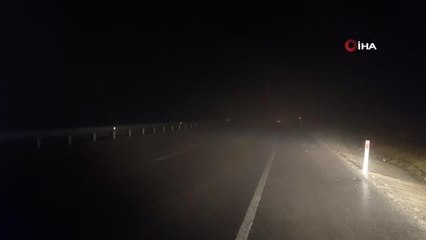 Tekirdağ'da sis ve sağanak etkili oluyor