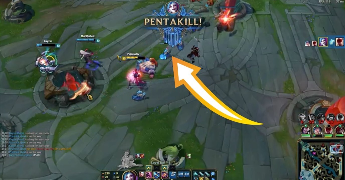 League of Legends: Mit Lee Sins Hilfe! Diese Jinx landet einen tollen Pentakill