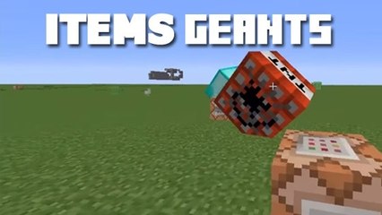 Minecraft : voici comment invoquer des items géants grâce à une simple commande