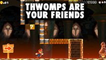 Super Mario Maker : dans ce niveau, les Thwomps sont vos amis !
