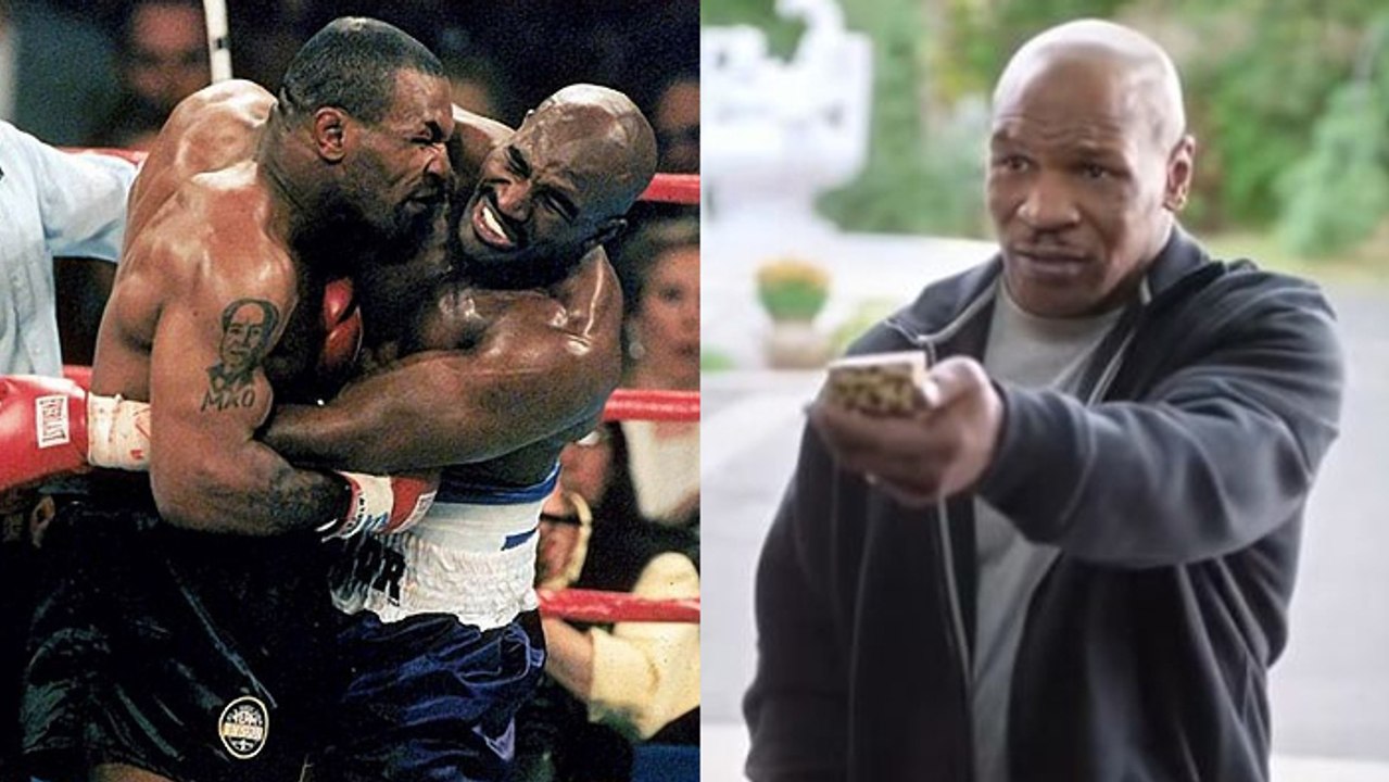 Mike Tyson gibt Evander Holyfield in diesem lustigen Video endlich sein Ohr zurück