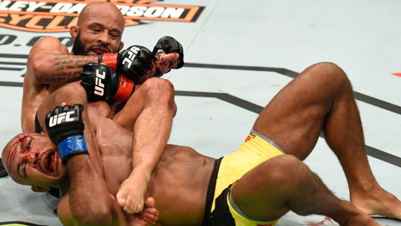 Ufc fight night: demetrious johnson macht wilson reis fertig und schlägt einen rekord