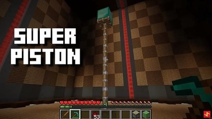 Minecraft : il créé un super piston capable de s'étendre à une hauteur vertigineuse !