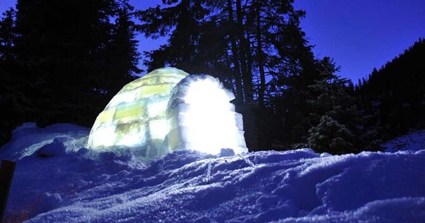 Tim Linhart: Er baut seit 20 Jahren ein Iglu, dessen Inneres etwas Unglaubliches verbirgt...