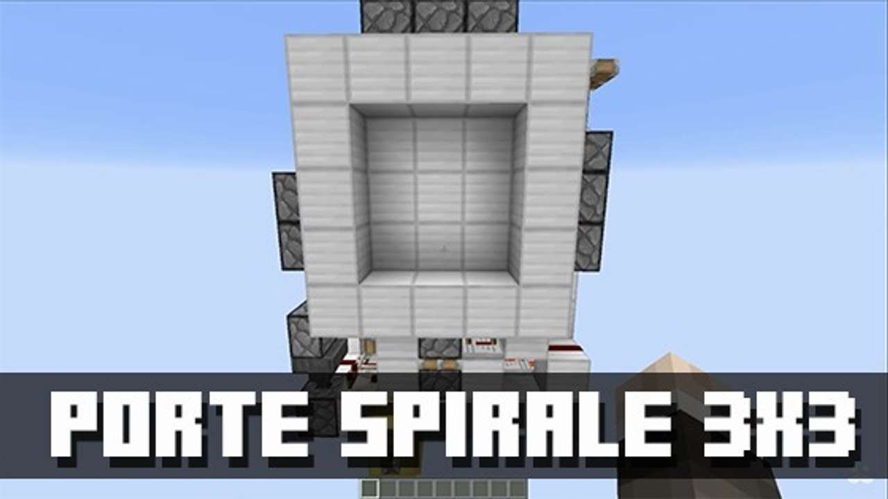 Minecraft : il crée une grande porte spirale aux mécanismes impressionnants !