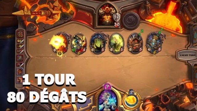 Hearthstone : il imagine un deck capable d'infliger plus de 80 dégâts en un seul tour