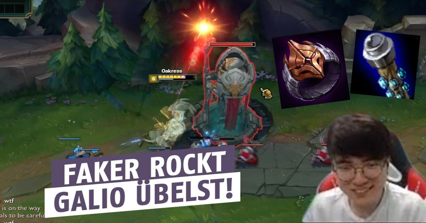 League of Legends: Faker rockt SoloQ mit Mid-Galio