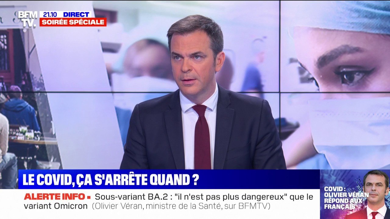 Olivier Véran: "Au moins un Français a contracté une forme de Covid depuis le début de la pandémie"