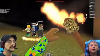 FINDING BIGFOOT & GRANNY Finding Us HIDE and SEEK! ROBLOX FGTEEV Extreme Camping 3-in-1 Game