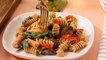 How to Make Creamy Boursin Pasta with Spinach, Mushrooms & Tomatoes