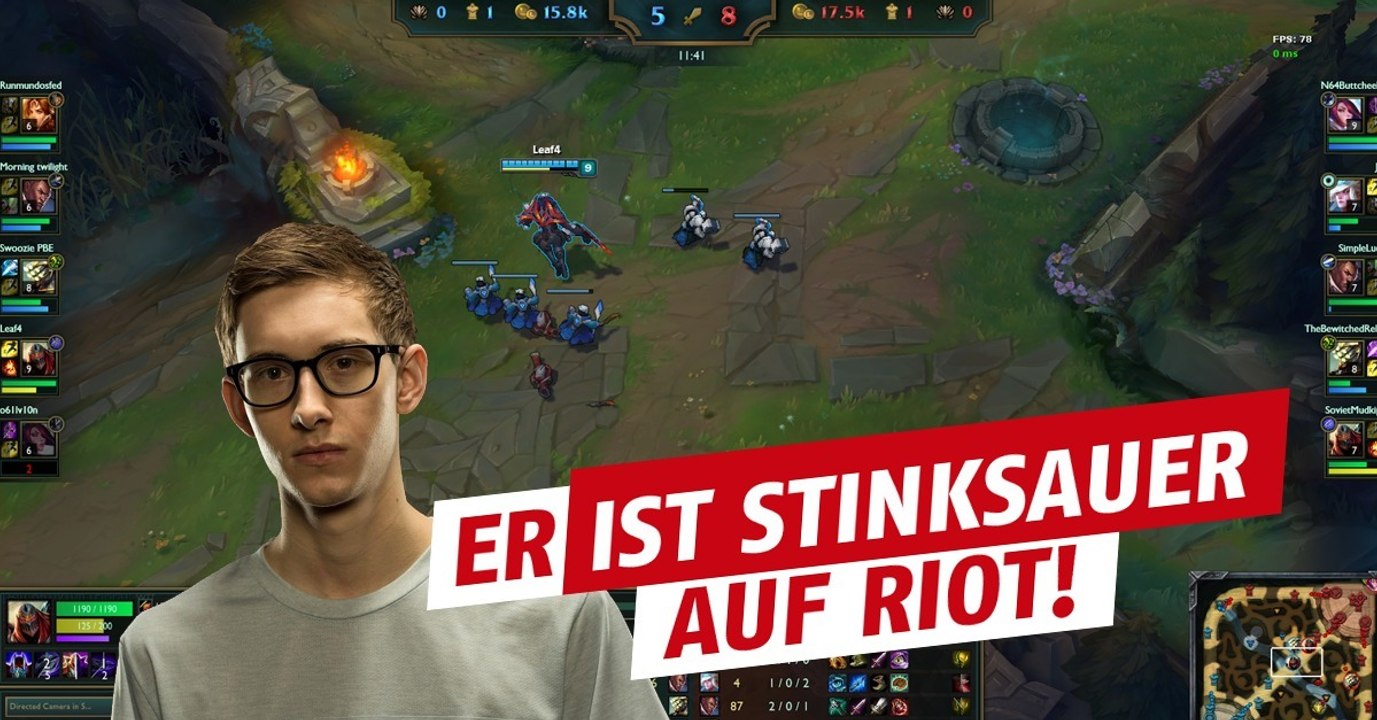 League of legends: wegen mid-season-patch! bjergsen attackiert riot