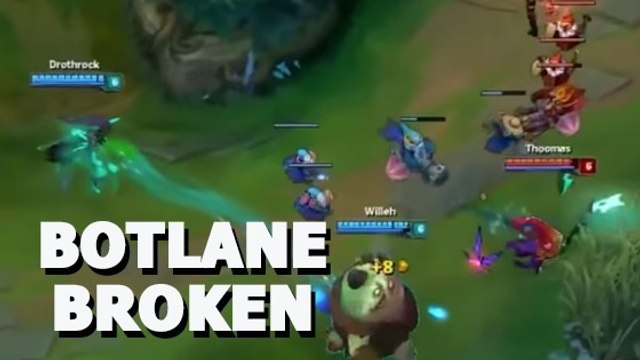 League of Legends : voilà pourquoi la botlane Kalista Tahm Kench est la plus broken à l'heure actuelle