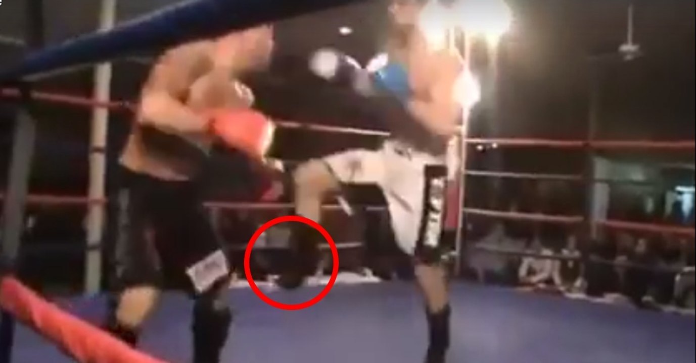 Kämpfer knockt sich selber aus