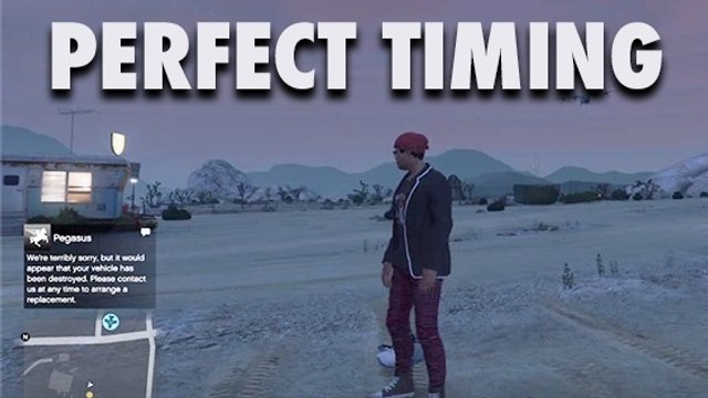 GTA 5 : Un atterrissage réussi au centimètre près !