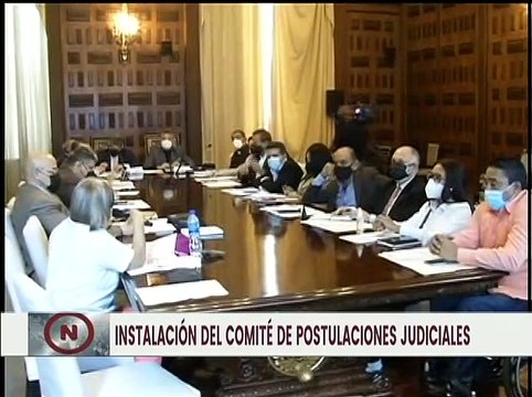 Asamblea Nacional instala el Comité de Postulaciones Judiciales