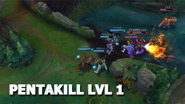 League of Legends : quand Corki parvient à prendre un pentakill au niveau 1