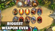 Hearthstone : un joueur crée la plus grosse arme jamais utilisée en jeu !