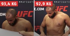 Große Polemik um das Gewicht von Daniel Cormier: Er nimmt 500 Gramm in 2 Minuten ab!
