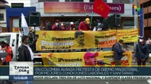 Colombia: Avanza protesta de gremio magistral por mejores condiciones laborales y sanitarias