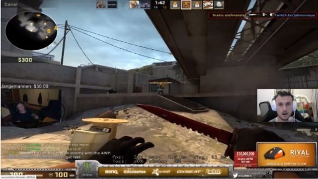 Counter Strike : un kill complètement cheaté à l'AWP signé olofmeister des Fnatic